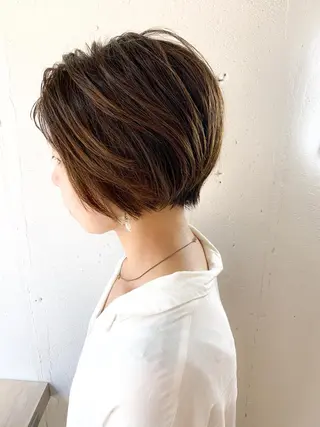 ショート ショート✨ボブ✨代表 新田見美仁のヘアスタイル
