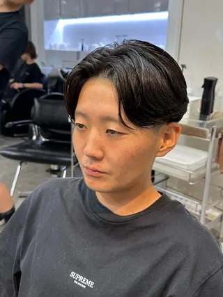 パーマ メンズ fifth/原宿/ カットモデル/カズのヘアスタイル