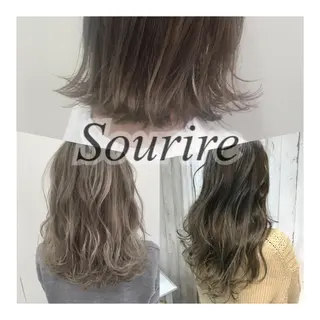 ロング カラー 心斎橋韓国ボブ 好原良真のヘアスタイル