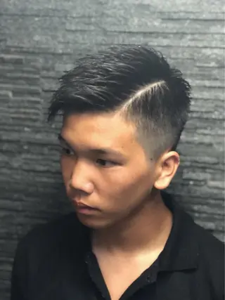 ショート メンズ プレミアムバーバー 目黒店のヘアスタイル