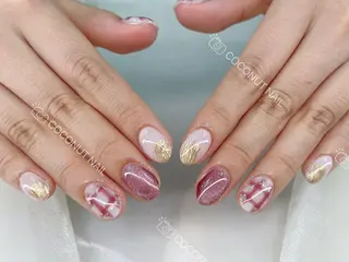 ネイル 神田 ココナッツのネイルデザイン