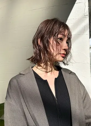 ショート カラー じゅわっと暖色カラー 🍊Moemiのヘアスタイル