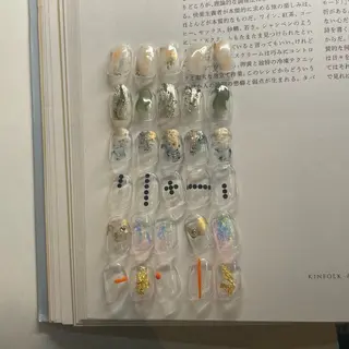 ネイル 大人ワンホン キラキラ/Ayanoのネイルデザイン