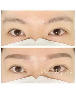 アイブロウ Maison de quatreのマツエク・マツパデザイン