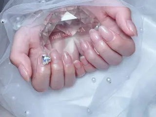 ミディアム Nail Salon +Aのネイルデザイン
