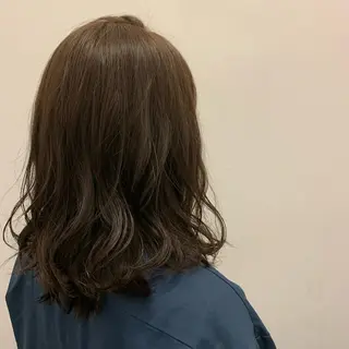 セミロング カラー パーマ stylist/ボブ ことの/韓国レイヤーのヘアスタイル