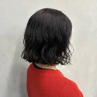 ミディアム カラー パーマ 🫧もも🫧 ／パーマ/似合わせ/のヘアスタイル