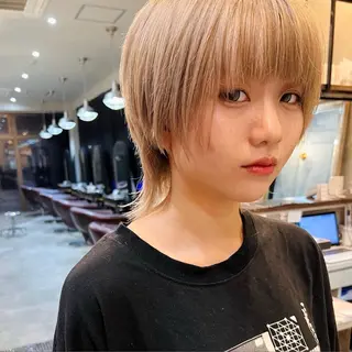 ショート カラー 矢澤涼夏 🎀ツヤ髪のヘアスタイル