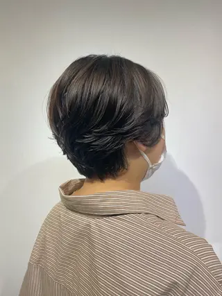 ショート パーマ ショートヘア / 星野菜月のヘアスタイル
