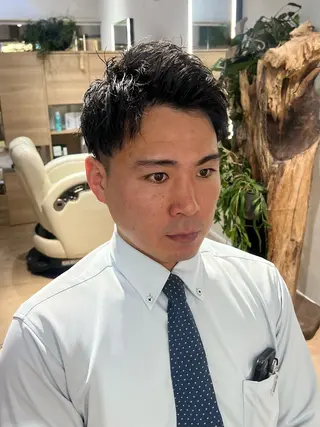ショート メンズ 梅田茶屋町メンズ 専門美容師 山元一平のヘアスタイル