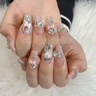 ネイル 🎀nana🫧 ワンホンネイル🎀のネイルデザイン