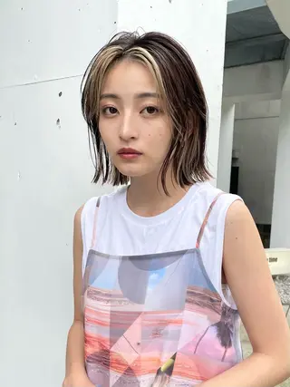 ミディアム カラー fit /HONOKAのヘアスタイル