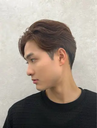 メンズ フェザーパーマ浦和 スパイキーショートのヘアスタイル