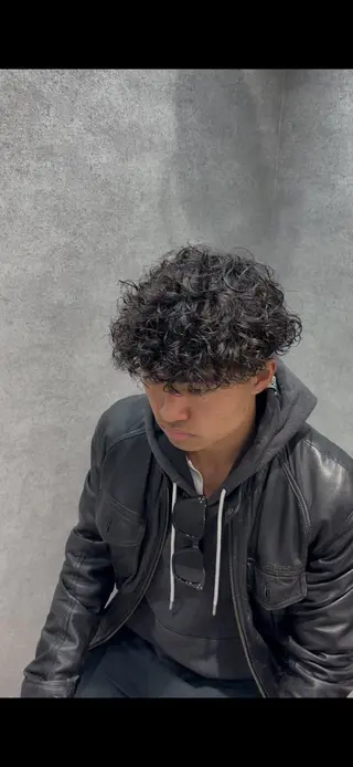 ショート パーマ メンズ トレンド🔥メンズ 特化⚡️網野裕希のヘアスタイル