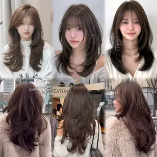 パーマ モ モのヘアスタイル