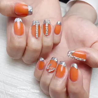 ミディアム ネイル 🐾enen style 🐾のネイルデザイン