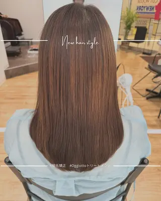 セミロング 平井 麗奈のヘアスタイル