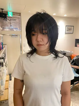 ミディアム カラー パーマ ナチュラルヘア🫧 ナナミのヘアスタイル