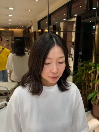 ミディアム 中村 晴輝のヘアスタイル