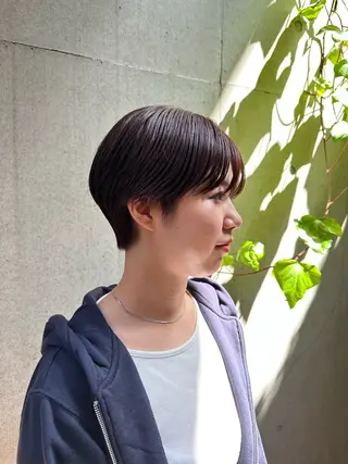 ショート カラー 似合わせカット /パーマ岡本淳平のヘアスタイル
