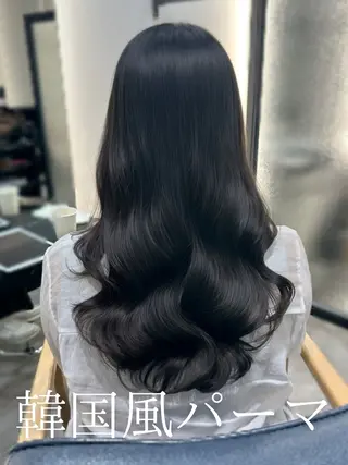 セミロング 韓国風パーマ/ 韓国ヘア/大森千寛のヘアスタイル