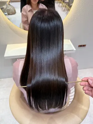 ロング カラー 縮毛矯正✨🫧 レイヤー川村利幸のヘアスタイル