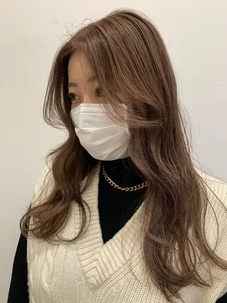 カラー 鈴木 まりやのヘアスタイル