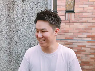 ショート カラー パーマ メンズ ちこ .のヘアスタイル