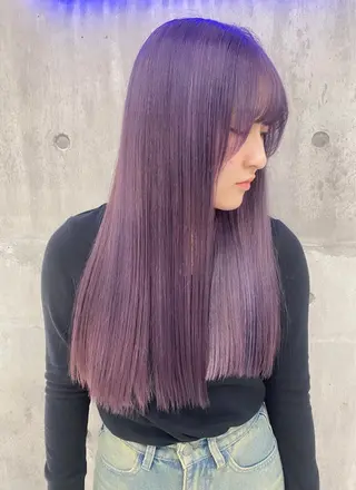 ロング カラー ヘアアレンジ メンズ 🌈【🎀ヘアデザイ ナー🎀】✨ノン✨のヘアスタイル