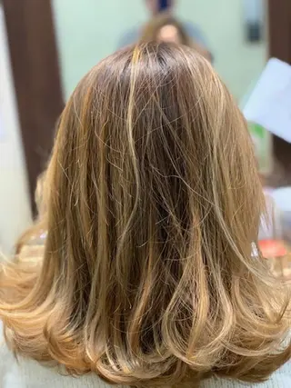 ミディアム 木村 瞬のヘアスタイル