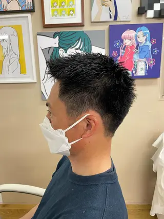 ショート メンズ ユ カの眉毛・アイブロウイメージ