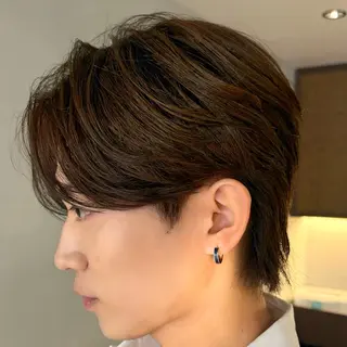 カラー メンズ センターパート特化/ メンズカット/ヒロキのヘアスタイル