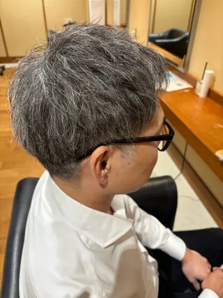 メンズ ⟡.·mamiya 縮毛矯正/ヘアセットのヘアスタイル