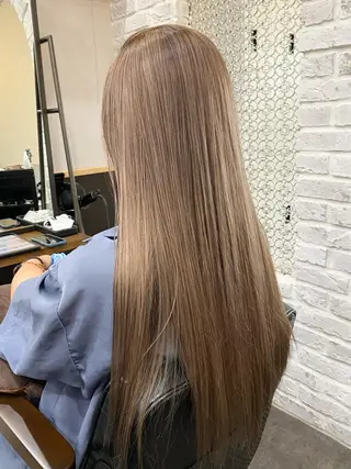 セミロング カラー 🌿ガクト 🌿艶髪透明感のヘアスタイル