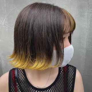ミディアム カラー 口コミ150件超え 💬☘️笹岡航太のヘアスタイル