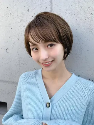 ショート レイヤー/縮毛矯正 髪質改善/e_kiのヘアスタイル