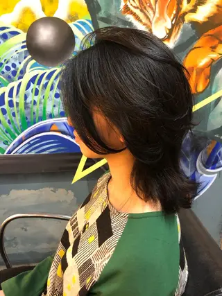 ミディアム 高橋 まこのヘアスタイル