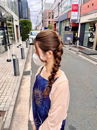 ヘアアレンジ 誰もが憧れる艶髪✨ /アレンジヘア🎀のヘアスタイル