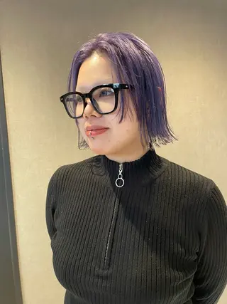 ショート カラー さと ちはるのヘアスタイル