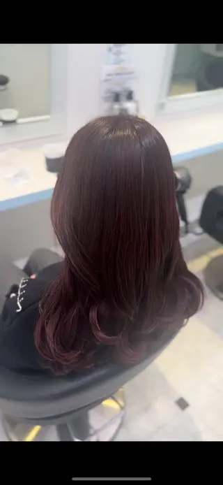 ロング カラー ♥️暖色カラ ー♥️由夏のヘアスタイル