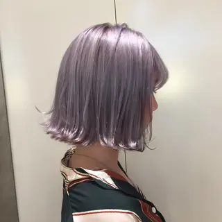ショート カラー Maya川越/ エクステ/ハイトーンのヘアスタイル