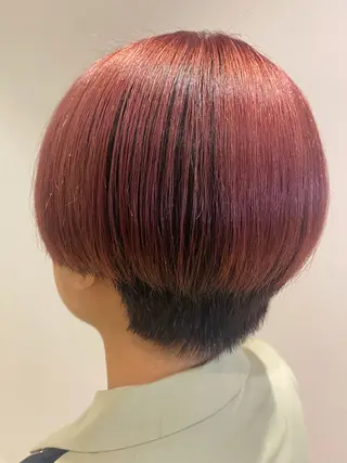 ショート 🌹艶髪カラー🌹 津田晴加【西荻窪】のヘアスタイル