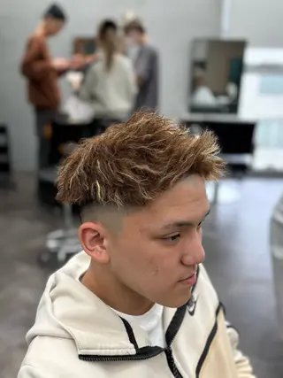 ショート カラー パーマ メンズ 🌴メンズ特化🌴 坂本七星のヘアスタイル
