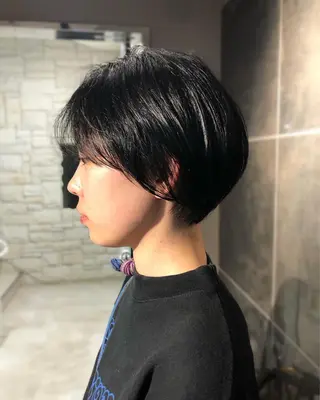 ショート カラー ヘアアレンジ ainico+所属・メンズ特化✂️栗原 侑也のヘアスタイル