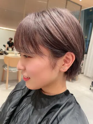 カラー レイヤーカット/透明 感カラー🐬永井瑠栞のヘアスタイル