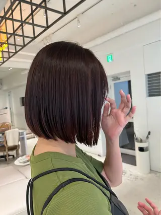 ミディアム Louwe 小島のヘアスタイル