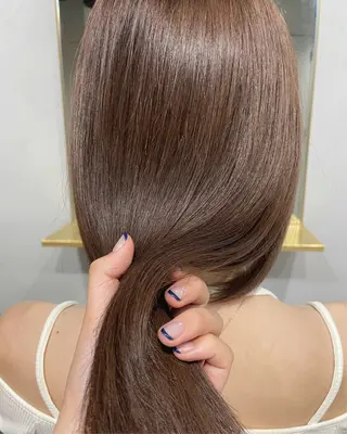 ミディアム カラー 【表参道】Ruri デジタルパーマのヘアスタイル