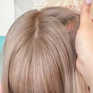 カラー 🎀ミルクティー/暖 色×レイヤー/マリアのヘアスタイル