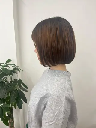 ミディアム カラー ヘアアレンジ HIROKO / 透明感暖色カラー🎀のヘアスタイル