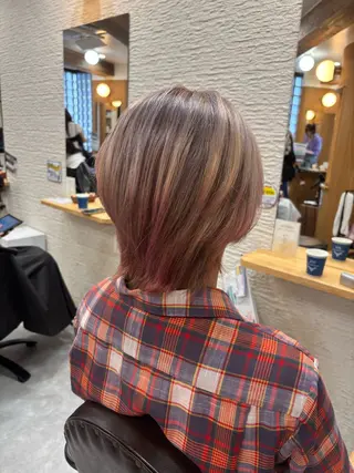 ショート カラー メンズ ROPE 💎かなみ💎のヘアスタイル